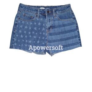 Stars & Stripes High Rise Shorts (0508)